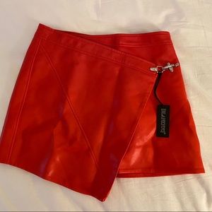 NWT blank NYC Leather Skirt